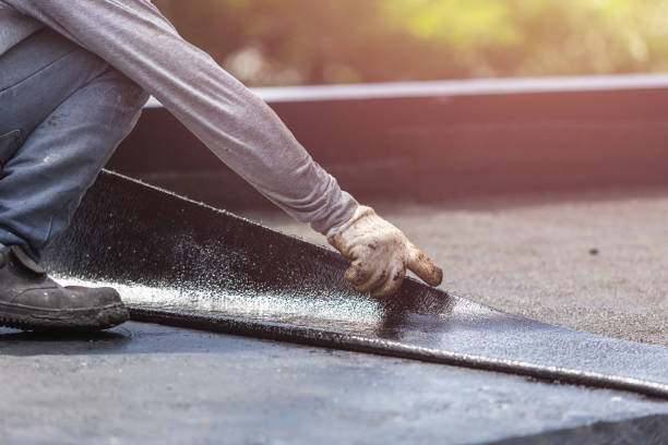 Professional Waterproofing technician working in Sussex, NJ